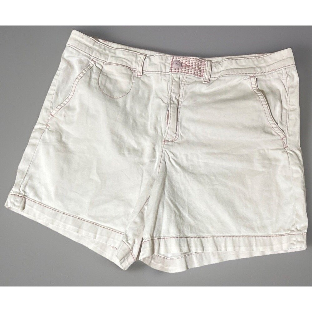 Chino by Anthropologie Light Pink Shorts Preppy Relaxed Beach Summer Boho Cotton